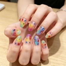2-6mm Resin Flat-Bottom Rhinestones, Iridescent Transparent, Suitable For Nail Art, Phone Case DIY Crafts - SS20 5mm 1510Pcs - View 10