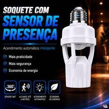 Soquete E27 com Sensor de Presença Infravermelho para Garagem Corredor Escada e Hall - kit 1 - Visão 1