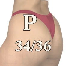 Set Of 10 Bikini Panties, Double String Thong With Straps, Premium Microfiber, Women's Lingerie, 100% Cotton Lining, 3, 5 Or 10 Pieces. - 5件套裝組合裝 - 查看 15