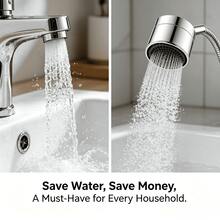 360 Degree Swivel Faucet Aerator, Kitchen Sink Filter Nozzle, Water Saving Splash Proof Faucet Accessory - Multicolor - View 7