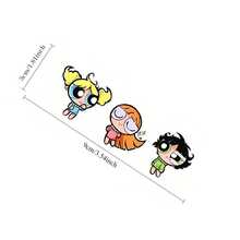 Warner Bros The Powerpuff Girls Cute Cartoon Anime Girl Car Rearview Mirror Sticker, Automobile Exterior Decoration Accessories,Car Exterior Stickers ,Motorcycle Decoration Accessories, Motorcycle Stickers,Car Decoration Mirror Face Sticker, Car Truck Rearview Mirror Decoration, Car Sticker For Interior Painting, Graffiti Sticker For Decoration, The Powerpuff Girls, Car Interior Stickers For Decoration, Car Interior Accessories, Party Small Gift - A - View 9