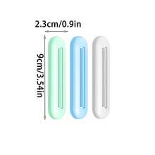 3件套牙膏管挤压器、牙膏管夹、手动牙膏分配器、多功能洁面乳分配器、浴室配件 - A - 查看 6