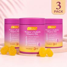 LEEFAR Her Juicy Feminine Probiotics Gummies- All In One Solution With Slippery Elm And Prebiotics&Lactobacillus Probiotic Blend For Women's PH Balance And Dryness - Hawaiian Pineapple Gummies 60 Count Probiotics Women - 1200克 - 查看 1