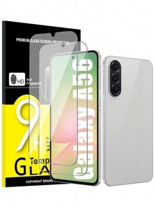 2片装钢化玻璃屏幕保护膜，兼容三星Galaxy A56 A36 A26 A16 A06 A55 A35 A25 A15 A05 A54 A34 A24 A14 A04 A73 A53 A33 A23 A13 A03 A72 A52 A32 A12 A02 A71 A51 A21 A71，9H硬度，2.5D弧面全覆盖，粘性屏幕玻璃，生日礼物，送给家人、朋友，手机屏幕保护膜，手机配件 - 無色 - 查看 26
