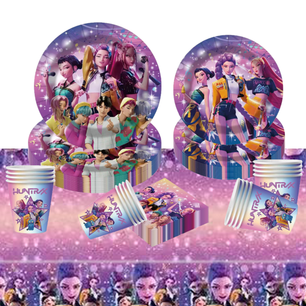 Hasbro Bộ 51 món đồ dùng tiệc chủ đề nhóm nhạc nữ K-POP, phù hợp cho 10 người, đồ dùng bàn tiệc sinh nhật dùng một lần, bao gồm đĩa, cốc và khăn giấy. Trang trí lễ hội, phù hợp cho cắm trại, dã ngoại, tiệc nướng sân vườn và trang trí tiệc, món quà hoàn hảo cho người hâm mộ. Rất phù hợp cho tiệc tối Halloween, Giáng sinh, Lễ Tạ ơn và sinh nhật. Cũng là trang trí lý tưởng cho Halloween, Giáng sinh, Lễ Tạ ơn và tiệc, món quà bất ngờ tuyệt vời cho người hâm mộ K-POP.