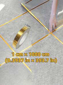1 Roll Self-Adhesive Gold Tape, Peelable Gold Sticker For Decorating Bathroom, Kitchen, Walls, Ceilings, Floors, Cabinet Edges. Wall Decor, Home Decor, Wall Sticker - Multicolor - View 13