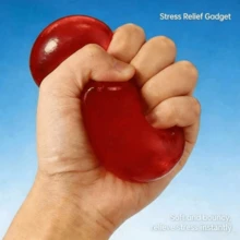 ND Red Square Stress Ball, Slow Rebound Squeeze Toy, Soothing Emotions, Super Soft Squeeze Toy, Slow Rebound Anxiety Relief Fidget Toy, Relieves Anxiety, ADHD And Autism, Perfect Office Accessory And Back To School Gift - Multicolor - View 2