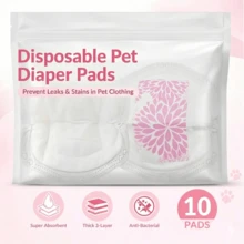 Disposable Leak-Proof Highly Absorbent Dog Menstrual Pads For Female Dogs - one-size - View 8