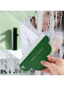 1pc Mirror Squeegee, Desktop Cleaning Scraper, Glass Cleaning Tool, Tile Scraper, Silicone Material Won't Damage Surface - Multicolor - View 3