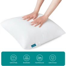 Pillow Inserts - Soft, Plush & Decorative Down Alternative Pillows For Couch Sofa Bed, Machine Washable - White, Pack Of 4 - 18x18 Inches (45x45cm) - View 5