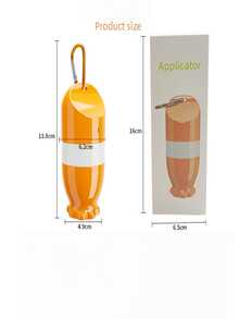 Chai đựng sữa dưỡng thể tái sử dụng 50/100ml với đầu bôi có thể tháo rời, tiện lợi khi đi du lịch, dùng để đựng kem dưỡng ẩm và dầu xả tóc. - Nhiều màu - Xem 3