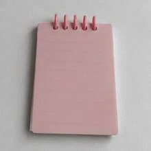 1 pieza Cuaderno de hojas sueltas A7 mini - Cuaderno de vocabulario portátil para estudiantes - Planificador de bolsillo elegante para tareas diarias - Mini diario recargable de alta calidad - Mini cuaderno de moda DIY - A5 - Ver 10