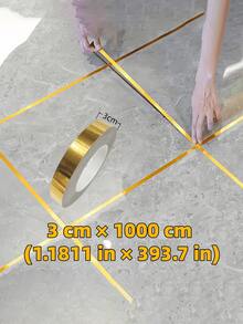 1 Roll Self-Adhesive Gold Tape, Peelable Gold Sticker For Decorating Bathroom, Kitchen, Walls, Ceilings, Floors, Cabinet Edges. Wall Decor, Home Decor, Wall Sticker - Multicolor - View 11