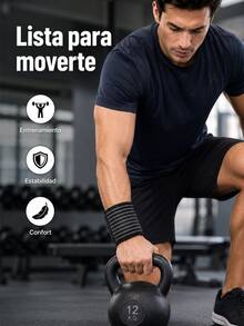 1 par de muñequeras deportivas, muñequeras para el síndrome del túnel carpiano, muñequeras elásticas de polímero transpirable de compresión, muñequeras deportivas elásticas transpirables unisex. - pulsera - Ver 7