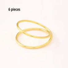 Gold Plated Christmas Tree Napkin Rings, Hotel Tabletop Decor Napkin Holders - Multicolor - View 13