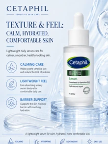 Cetaphil Soothing Repair Serum, Full Size 30ml/Sample 5ml. Gentle Formula, Improves Skin Redness, Deeply Hydrates, Lightweight And Refreshing Texture, Easily Absorbed, Suitable For Dry Skin - Cetaphil Self-repair Essence - View 8
