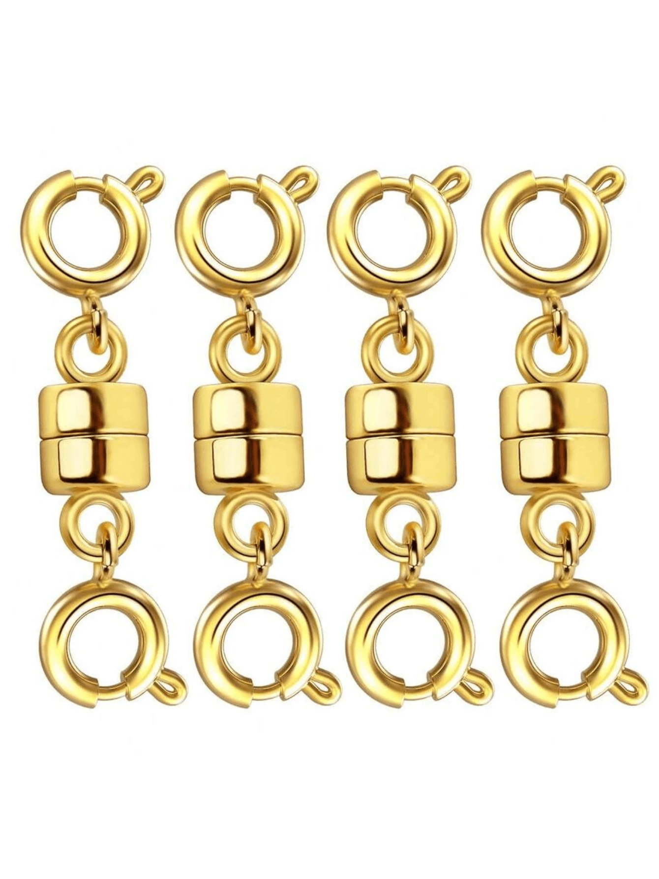 Bộ chuyển đổi dây chuyền khóa từ tính, đầu nối khóa trang sức mạ vàng và bạc, dụng cụ nối dài dây chuyền tự làm trang sức.