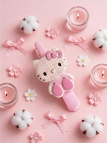 Miniso 1件裝光滑塑料髮夾 耐用堅固 不勾髮 便利實用 易於使用 適合女性成人日常配戴、派對、Cosplay 送禮，包含髮夾、髮飾夾、髮抓夾、髮夾針 - style2 - 查看 5