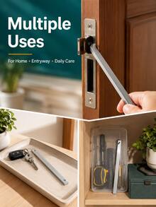 1PC Stainless Steel Door Lock Hook Wrench, Universal Latch Repair Tool For Sliding Doors - Wrench - View 4