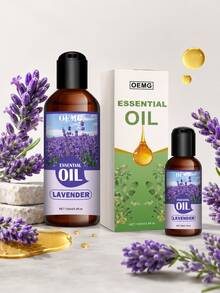 Minyak Esensial Lavender 100ml, Aroma Lavender Manis dan Tahan Lama, Cocok untuk Diffuser Mobil, Penggunaan di Rumah atau Luar Ruangan, Kompatibel dengan Humidifier, Diffuser Aroma, Stik Diffuser Rattan, Hadiah Aromaterapi - Minyak esensial lavender - View 4
