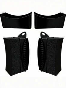 2个装轮胎光亮剂涂抹器，大号耐用可重复使用轮胎光亮垫，带纹理防滑泡沫涂抹头，适用于汽车轮胎光亮剂、细节清洁、玻璃、喷漆钢材、陶瓷表面 - 輪胎增亮器 - 查看 7