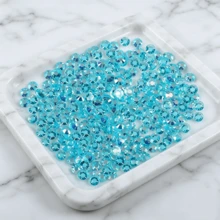 2-6mm Resin Flat-Bottom Rhinestones, Iridescent Transparent, Suitable For Nail Art, Phone Case DIY Crafts - SS20 5mm 1510Pcs - View 29