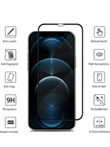 CSDZ 螢幕保護貼 5 片裝，相容 iPhone 17/17 Pro/17 Pro Max/17e/16/16 Pro/16 Plus/16 Pro Max/16e，隱私防窺高清透明保護膜，相容 iPhone 17、 12，防刮防碎 [國際版，非本地版] - 彩色 - 查看 4