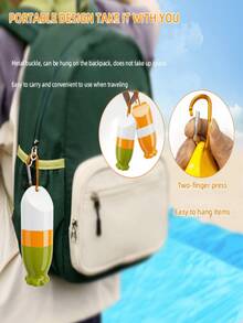 Chai đựng sữa dưỡng thể tái sử dụng 50/100ml với đầu bôi có thể tháo rời, tiện lợi khi đi du lịch, dùng để đựng kem dưỡng ẩm và dầu xả tóc. - Nhiều màu - Xem 6