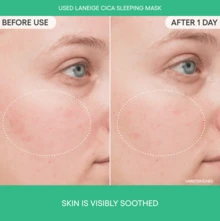 Laneige - Cica Sleeping Mask With Centella Asiatica 60ML - Night Mask - Niacinamide - View 2