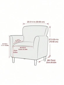 1 buah Sarung Sofa Kecil Bertekstur Kulit Jagung, Dekorasi Rumah, Sarung Sofa Sepanjang Musim, Menutupi Sofa Sepenuhnya, Penutup Debu, Cocok Untuk Kamar Tidur dan Ruang Belajar, Dekorasi Natal - biru laut - View 2
