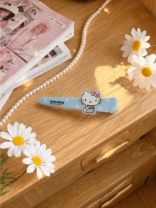 Miniso 1个树脂发夹 - 光滑、轻巧、耐用且结实，方便日常佩戴、参加派对和送礼。多功能，可用作发夹、发卡、刘海夹和侧夹，适合女性和成人使用。 - 樣式1 - 查看 2