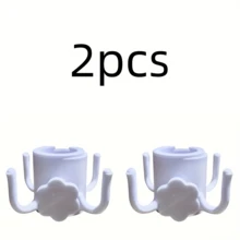 2入可調式4爪沙灘傘掛鉤 - 耐用ABS塑料,多色(藍/綠/白/橘) - 可穩固懸掛毛巾、相機、衣物和包包 - 適用於0.98-1.25英吋傘桿,沙灘使用首選,實用多功能掛鉤 - 彩色 - 查看 8