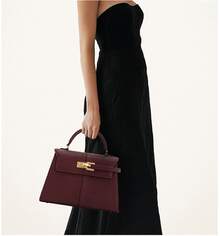 Sac à main pour femme, sac bandoulière, sac porté croisé pour les trajets domicile-travail - Noir - Voir 3