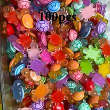 26pcs/50pcs/100pcs Mixed Color Turtle Glow-In-The-Dark Lights | Mini Turtle Decorations, Suitable For Easter, Birthday, Ocean Party, Holiday Decor, Dreamy Theme, Random Color, Resin Material - Multicolor - View 13