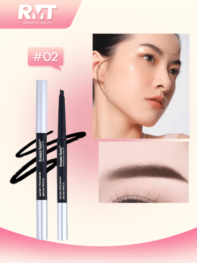 Romantic Beauty RMT 雙頭眉筆刷組，防水防暈染，自然妝感，持久顯色，好上妝，適合日常使用