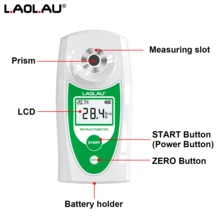 L.A.OL.A.U L.AOL.AU Digital Refractometer, Fruit Sugar Meter, High Precision 0-32% Brix Tester For Watermelon, Orange, Grape, Apple Sugar Content Measurement - One Size Fits All - View 8