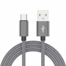 3条装 USB-A 转 USB-C 快速充电数据线 [1米/2米/3米] 尼龙编织 Type-C 同步线。兼容三星 Galaxy A14 5G/A13/A54/A53/A23/A24/A03s/S23/S22 Ultra/S21/S20；也兼容 16/15 系列和各种安卓智能手机。适用于 Type-C 充电器。 - 彩色 - 查看 28