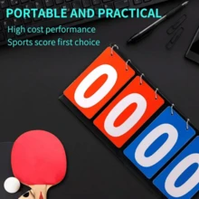 1pc Multi-Digit Multi-Function Scoreboard, Table Tennis Scoreboard, Basketball Scoreboard, Portable Durable And Referee Scoreboard, Suitable For Referees, Coaches, Games, Sports, Basketball Accessories, Soccer Accessories - Multicolor - View 8