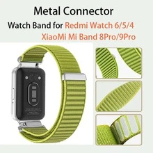 Nylon Loop Compatible With Redmi Watch 6/5/4 Wrist Strap Quick Release Compatible With Xiaomi Mi Band 8 Pro/9 Pro Smart Watchband Sport Strap Accessory - For Redmi Watch 6/5/4 - View 3