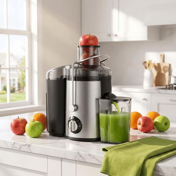 Multi-Function Juicer, Juice Blender, Mixer, Food Processor, 3-Inch Wide-Mouth Juicer Extractor For Vegetables And Fruits, 3-Speed Settings, Easy To Clean, Detachable, High Juice Yield, Fast Juicing, Quick Juice Extraction For Fruits And Vegetables