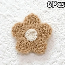 6/12/18Pcs Floral Applique Patches, Suitable For Clothing, Hats, Shoes, Crafts, Sewing Supplies, Fabric Patches, Headwear, Embroidery Flower Pieces, DIY Clothing, Shoes, Hats Accessories - Multicolor - View 19