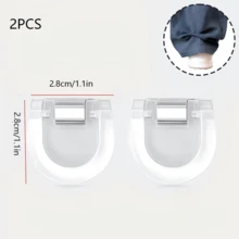 6pcs/2pcs Invisible Seamless Pant Leg Clips - Adjustable Non-Slip Clips, Suitable For Jeans, Wide-Leg Pants, Fabric Cutting - Plastic Clips, Strong Grip - A - View 9