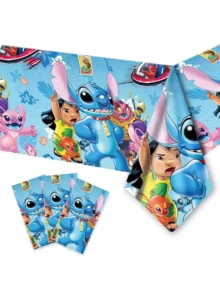 Lilo & Stitch Disposable Party Tableware Set, Cartoon Character Printed Thick Paper Plates, Bowls, Napkins, Bulk Packaging, Suitable For Birthday Party, Hawaiian Theme Gathering, Tropical Party Supplies - Multicolor - View 10