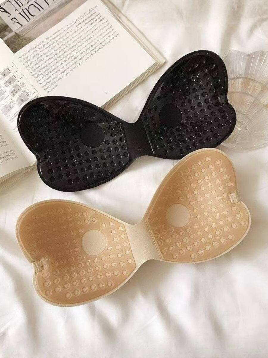 Invisible Self-Adhesive Push-Up Bra, Suitable For Backless Dresses And Wedding Gowns - Multicolor - View 1