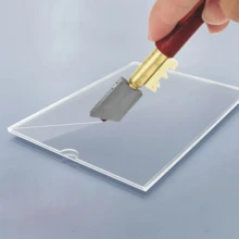 Single Diamond Glass Cutter Sharp Knife Glass Diamond Cutting Tool Portable - A - View 1