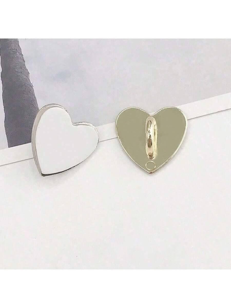 2 chiếc dây đeo điện thoại DIY hình trái tim kèm khóa vòng