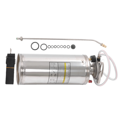 2 Gallon (8L) Stainless Steel Sprayer With 20' Wand & 3FT Hose For Garden & Lawn