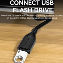 VegGieg USB Extension Cable, Male To Female, High Speed Transfer, 1.5-10M Options, Compatible With Computer, USB Drive, Printer, Keyboard, Mouse, Anti-Oxidation & Wear-Resistant Long Data Cable - View 6