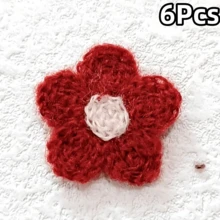 6/12/18Pcs Floral Applique Patches, Suitable For Clothing, Hats, Shoes, Crafts, Sewing Supplies, Fabric Patches, Headwear, Embroidery Flower Pieces, DIY Clothing, Shoes, Hats Accessories - Multicolor - View 22