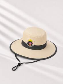 Balabala Kids Bucket Hat, Cartoon Sun Protection Beach Hat, Unisex - Shaka - View 2